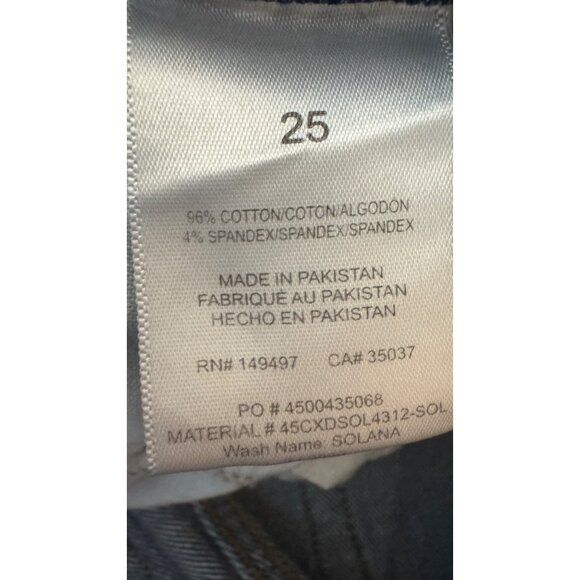 Joes Size 25 Distressed Denim Shorts Frayed Hem Cotton/Spandex Medium Wash Blue - Picture 9 of 12